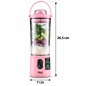 Mini Blender Rechargeable 110W 400 ml Rose - DSP KJ2206