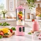 Mini Blender Rechargeable 110W 400 ml Rose - DSP KJ2206