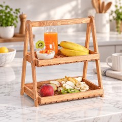 Serviteur Petit Déjeuner en Bois
