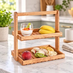 Serviteur Petit Déjeuner en Bois
