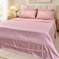 Parure de Lit 2 Places 100% Satin de Coton avec 2 Taies Parure de Lit 2 Places 100% Satin de Coton avec 2 Taies