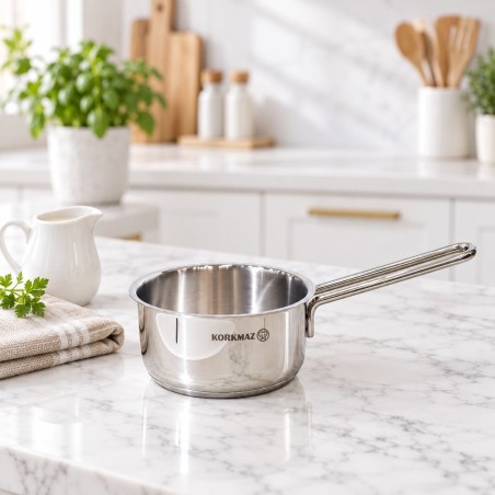 Casserole 14 cm en Inox 18/10 - Korkmaz