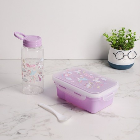 Set Lunch Box & Gourde Enfant Motif Ourson