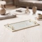 Plateau Rectangulaire en Verre 35 x 20 cm