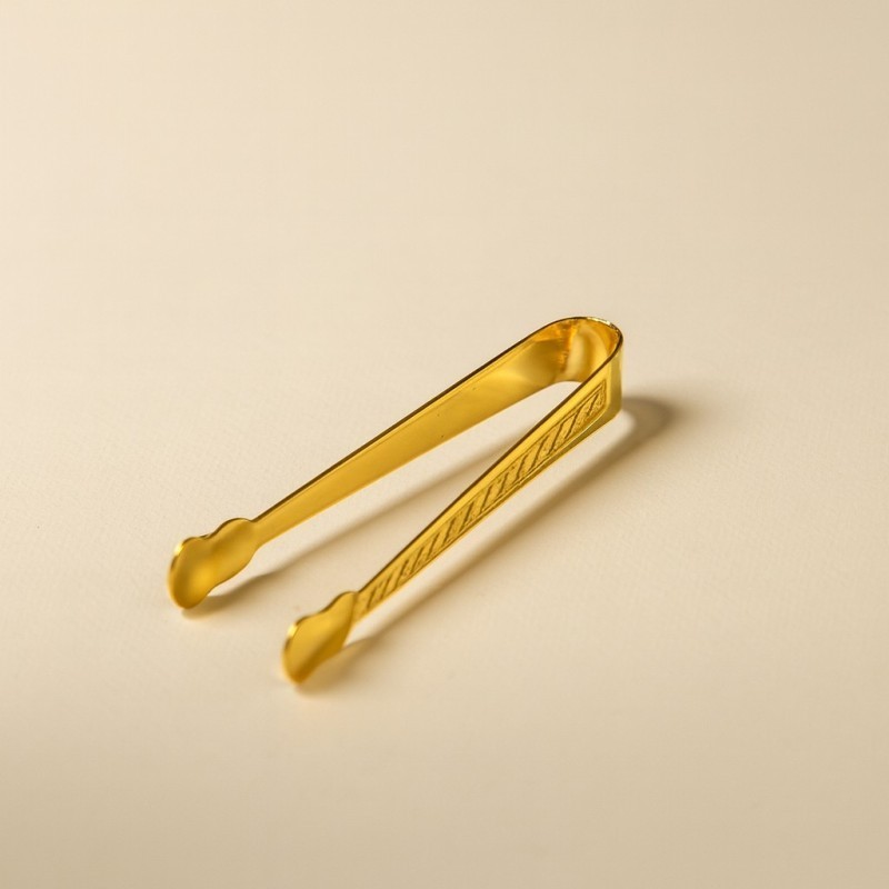 Pince Dorée pour Charbon & Encens