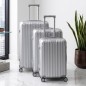 Série de 3 Valises Incassable en ABS Gris - ABM Série de 3 Valises Incassable en ABS Gris - ABM