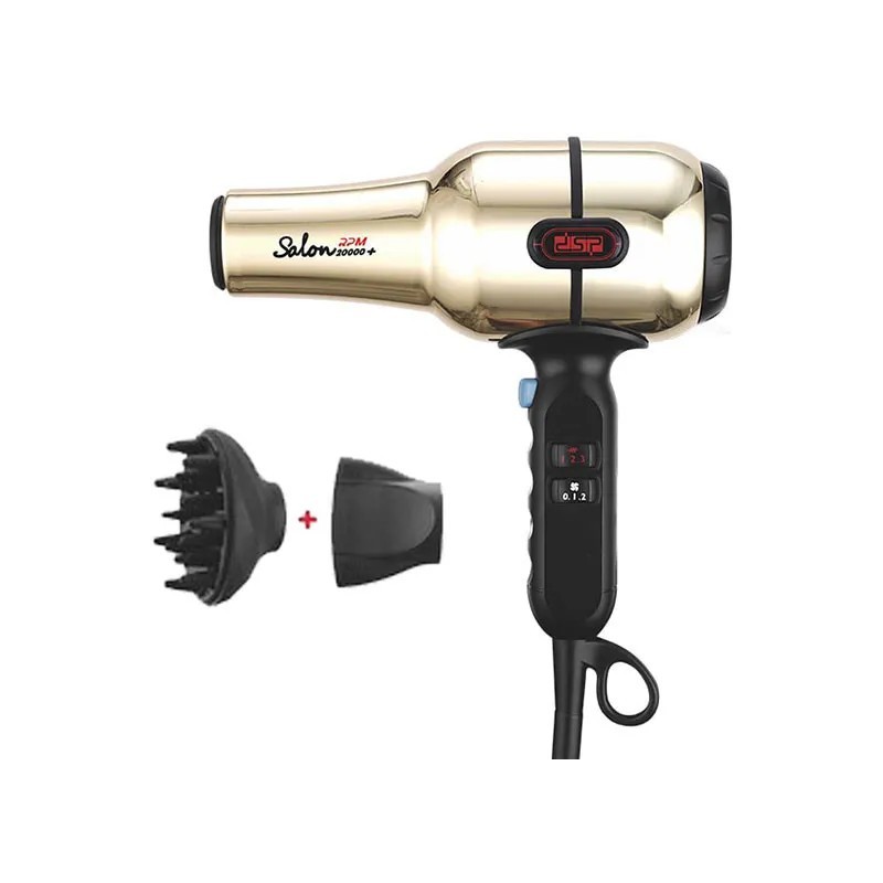 Sèche-Cheveux Professionnel 2000W Doré - DSP 37082