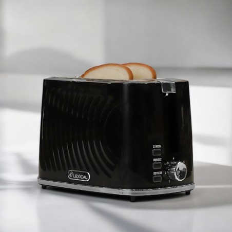 Grille-Pain 900W 2 Fentes Noir - Lexical LTC-3905