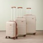 Série de 3 Valises en Polypropylène Incassable Beige - Starbag Série de 3 Valises en Polypropylène Incassable Beige - Starbag