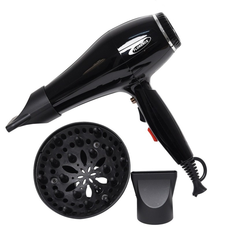 Sèche-Cheveux 4en1 2200W 15000 RPM Silver - Florence HK391