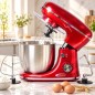 Robot Pétrin 5L 1300W Rouge - Florence 6484A