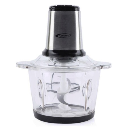 Hachoir Multifonctions 3L 700W Bol Verre Silver - Florence HK-326