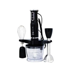 Mixeur Plongeant 4en1 600W Noir - Florence HK335