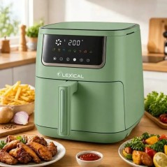 Air Fryer 7L 1600W Vert - Lexical LAF-3046-7