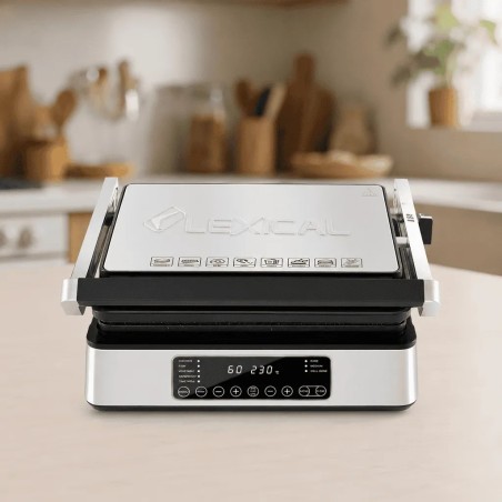Appareil à Panini 2000W Inox - Lexical LSM-2575