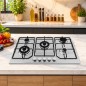 Plaque de Cuisson Encastrable 5 Feux Inox - Lexical LGS-2852