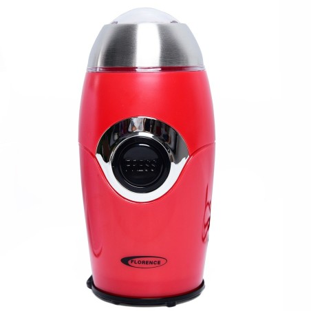Moulin à Café Électrique 200W 50g Rouge - Florence HK-405