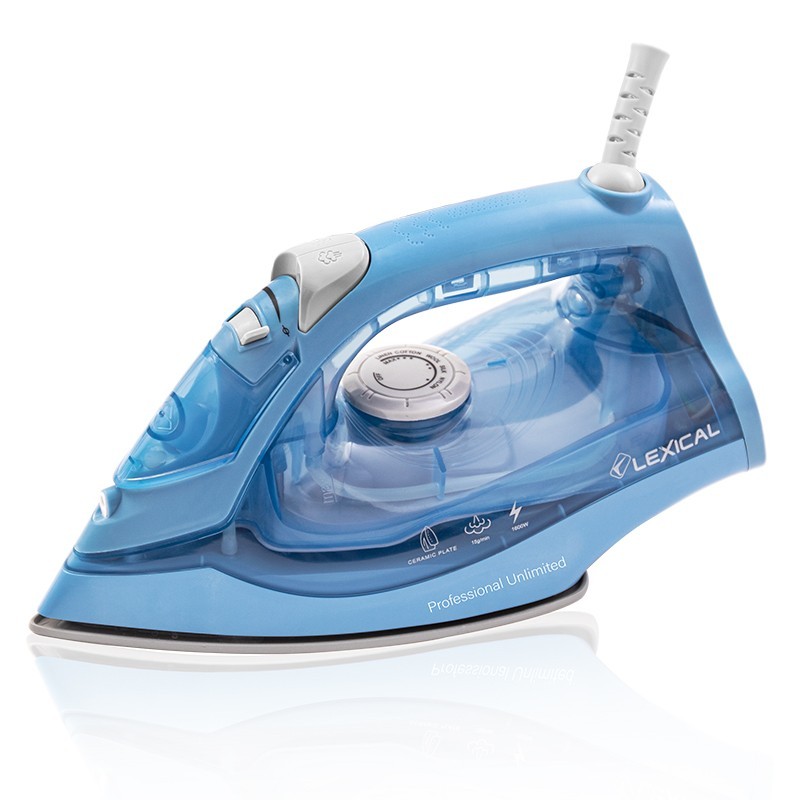Fer à Repasser Vapeur 1600W Bleu - Lexical LSI-1002