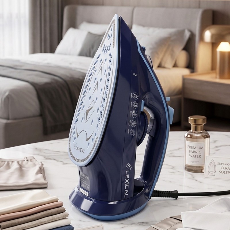 Fer à Repasser Vapeur 2400W Bleu - Lexical LSI-1052