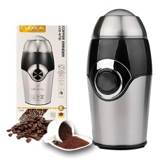 Moulin à Café Électrique 200W Noir et Inox - Lexical LCG-0710