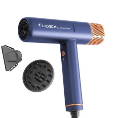 Sèche-Cheveux Haute Vitesse 1600W Bleu - Lexical LHD-5096-4