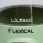 Bouilloire Électrique 1,7L 2200W Vert - Lexical LEK-1462-7 Bouilloire Électrique 1,7L 2200W Vert - Lexical LEK-1462-7