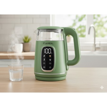 Bouilloire Électrique 1,7L 2200W Vert - Lexical LEK-1462-7