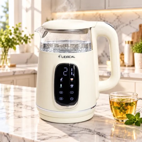 Bouilloire Électrique 1,7L 2200W Beige - Lexical LEK-1462-3