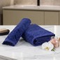 Lot de 2 Serviettes Tresse en Coton Bleu - ABM Lot de 2 Serviettes Tresse en Coton Bleu - ABM