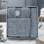 Cap de Bain Single Tresse en Coton Gris - ABM Cap de Bain Single Tresse en Coton Gris - ABM