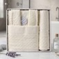 Cap de Bain Single Arabesque en Coton Écru - ABM Cap de Bain Single Arabesque en Coton Écru - ABM