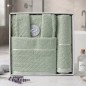Cap de Bain Single Tresse en Coton Vert - ABM