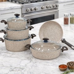 Batterie de Cuisine Premium 9 Pièces - Falez