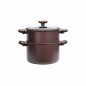Batterie de Cuisine Granite 21 Pièces Marron - Sizar Batterie de Cuisine Granite 21 Pièces Marron - Sizar