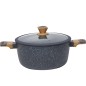 Batterie de Cuisine Granite 21 Pièces Gris - Sizar Batterie de Cuisine Granite 21 Pièces Gris - Sizar