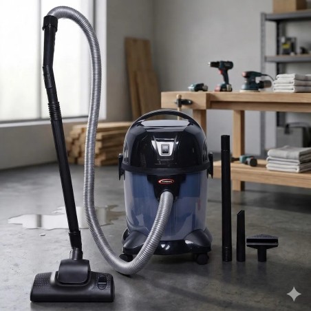 Aspirateur Eau & Poussière 2800W Noir - Florence WF-402