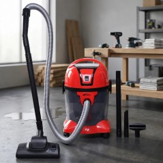 Aspirateur Eau & Poussière 2800W Rouge - Florence WF-402