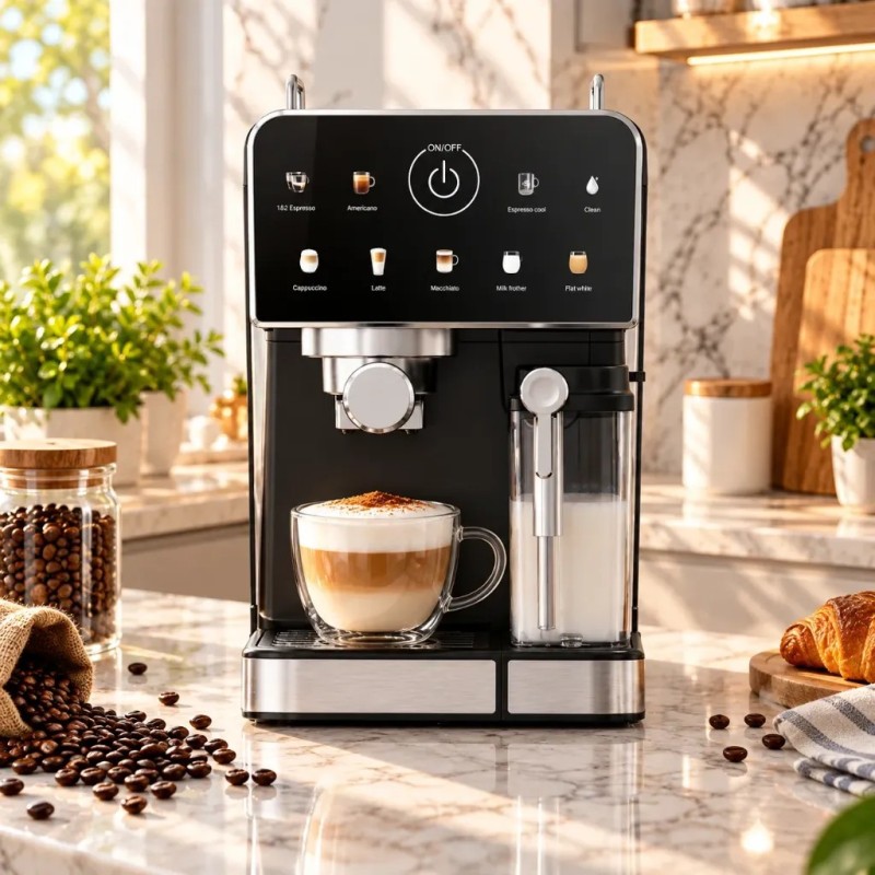 Machine à Café Expresso 9en1 1350W 20 Bars - Florence HK470