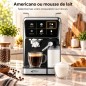 Machine à Café Expresso & Capsule 5en1 1350W 20 Bars - Florence HK456 Machine à Café Expresso & Capsule 5en1 1350W 20 Bars - Florence HK456