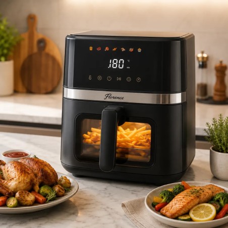 Air Fryer avec Afficheur Digital 7L 1600W - Florence M8617DT