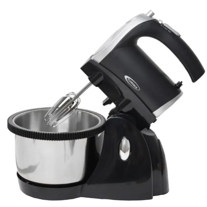 Batteur Électrique avec Bol 3L 1500W Noir - Florence HK-381