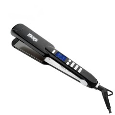 Lisseur Cheveux Titane avec Sérum 990°F Noir- DSP 10017
