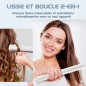 Lisseur Cheveux 40W 230°C Blanc - DSP 10223