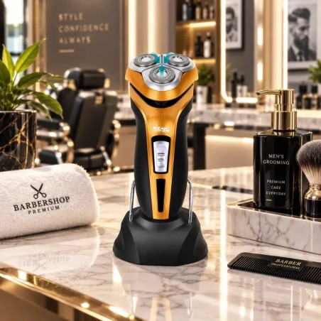 Rasoir Tondeuse Étanche 5W 7800RPM Jaune - DSP 60015