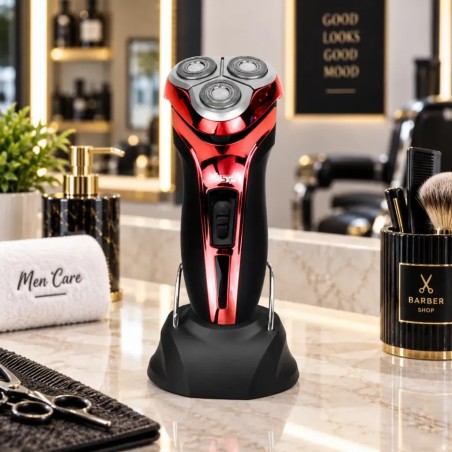 Rasoir Tondeuse Étanche 5W 7800RPM Rouge - DSP 60015
