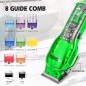 Tondeuse 3en1 Rechargeable 8W Vert - DSP 80105