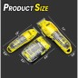 Tondeuse 3en1 Rechargeable 8W Jaune - DSP 80105 Tondeuse 3en1 Rechargeable 8W Jaune - DSP 80105