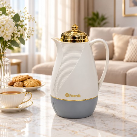 Thermos Isotherme 1L en Plastique avec Intérieur en Verre