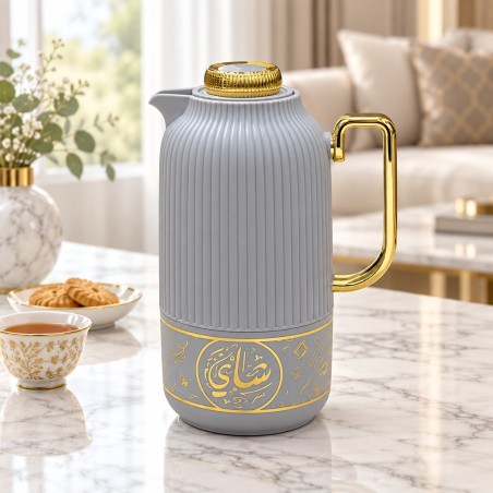 Thermos Isotherme 1L en Plastique avec Intérieur en Verre