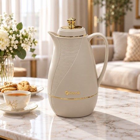 Thermos Isotherme 1L en Plastique avec Intérieur en Verre